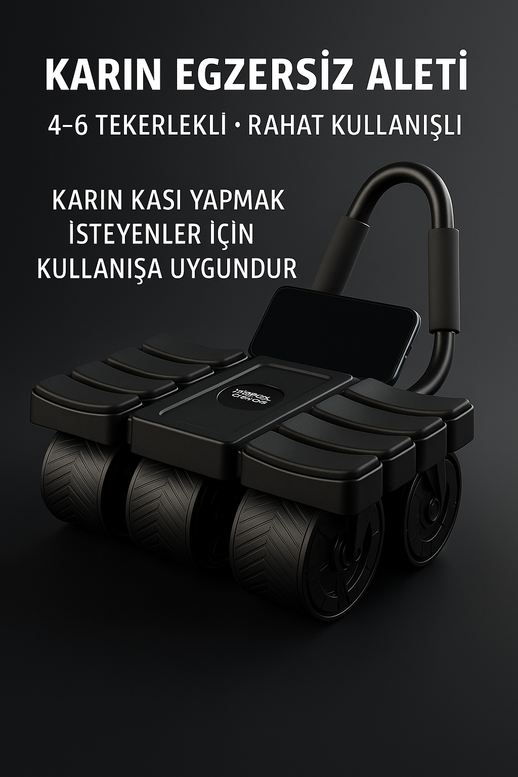 6 Tekerlekli Otomatik Geri Dönüşlü Karın Tekerleği